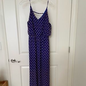 Blue maxi dress